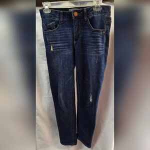 Wit & Wisdom Indigo Distressed Jeans